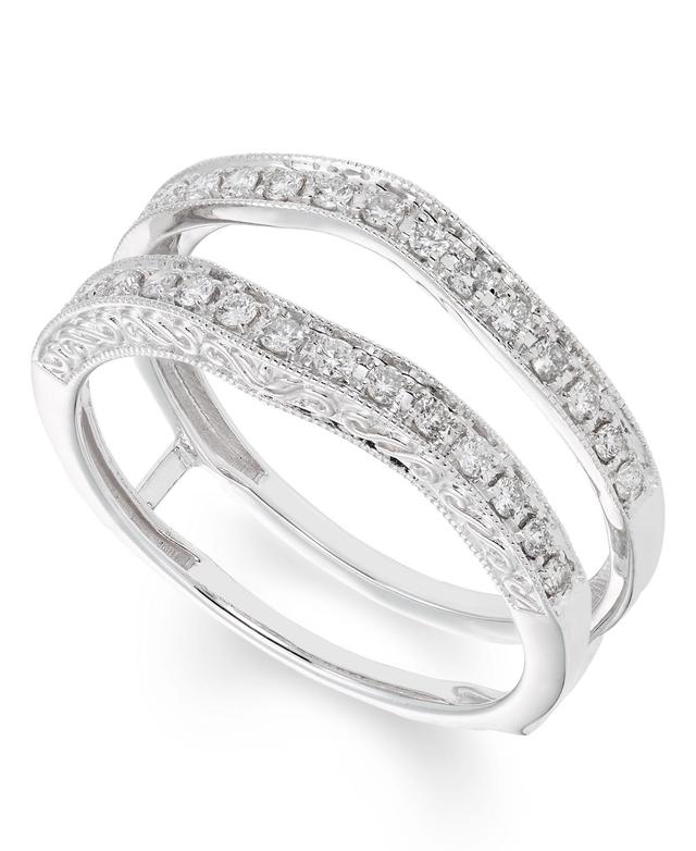 Certified Diamond (1/3 ct. t.w.) Ring insert in 14K White Gold Product Image