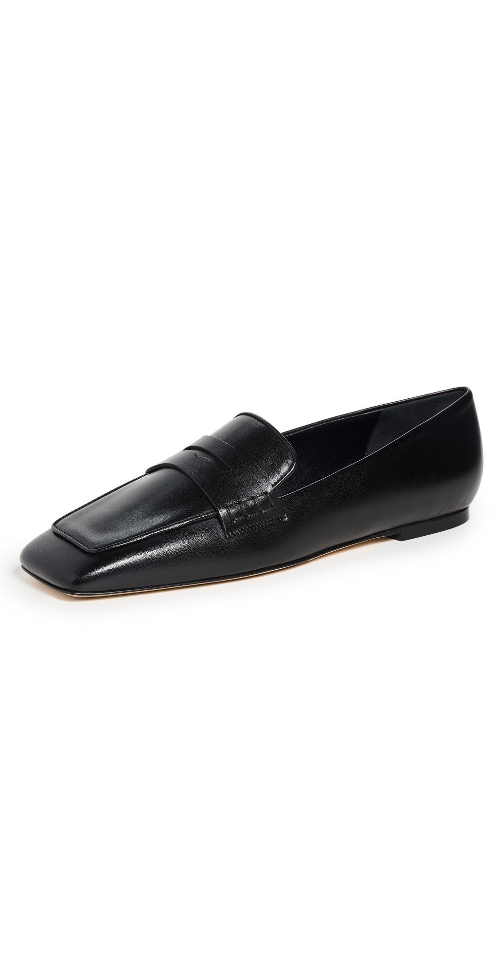 Tom Leather Loafers In Black Product Image