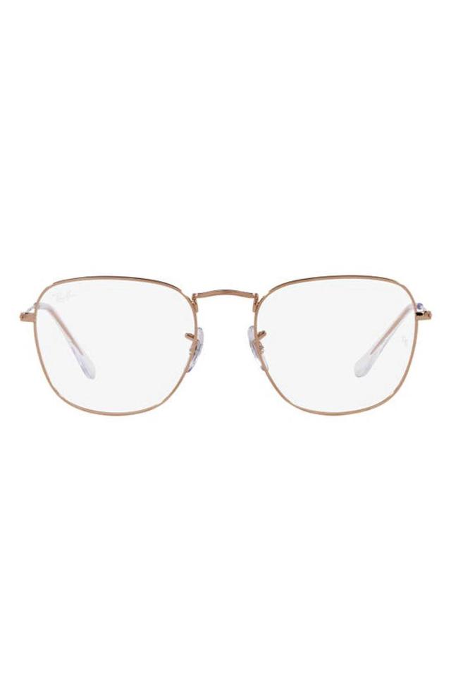 RAY BAN 51mm Optical Glasses In Rose Gold Product Image