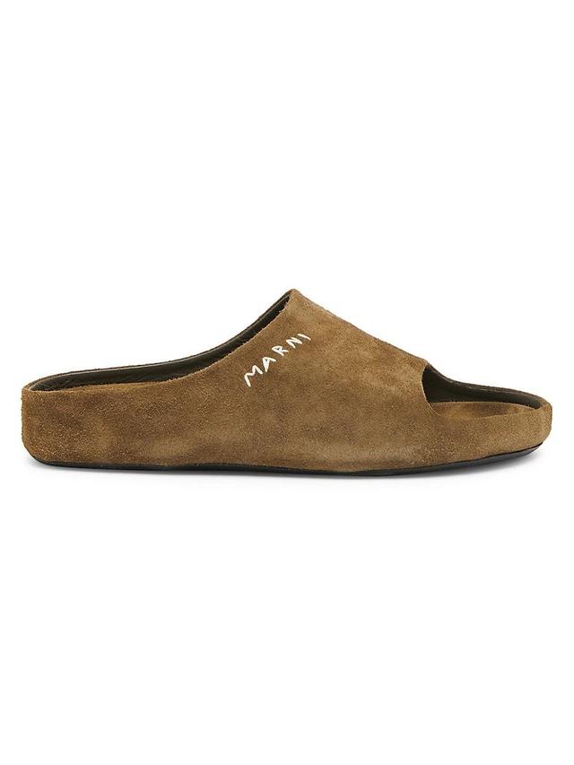 Mens Suede Slides Product Image