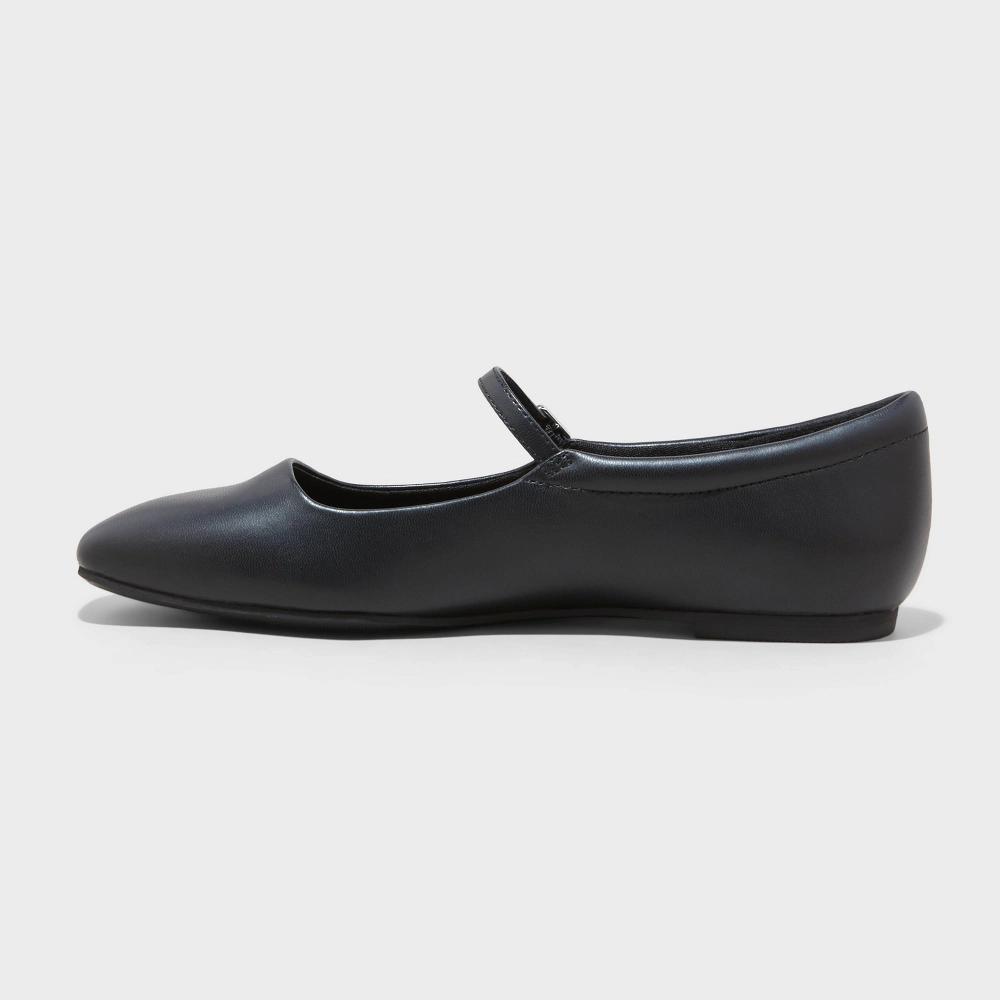 Womens Elsa Ballet Flats - Wild Fable Black 7.5 Product Image