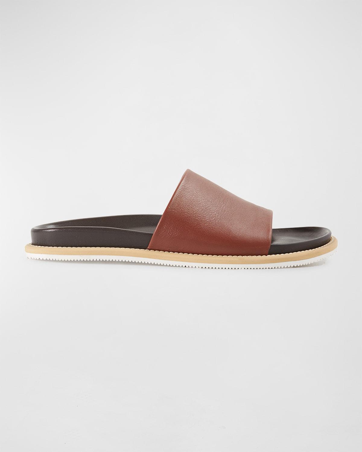 Men's Palma Leather Slide Sandals Product Image