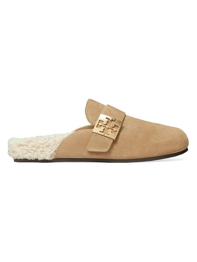 Tory Burch Womens Mellow Shearling Mules Product Image