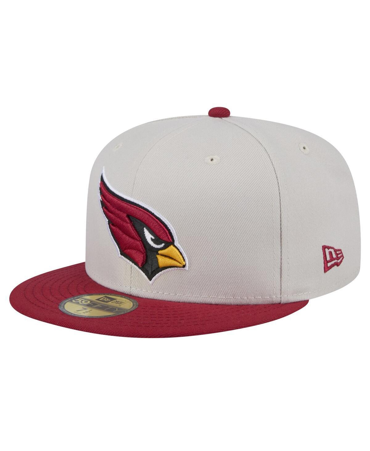 New Era Mens Arizona Cardinals Stoney 59FIFTY Fitted Hat - Stone Product Image