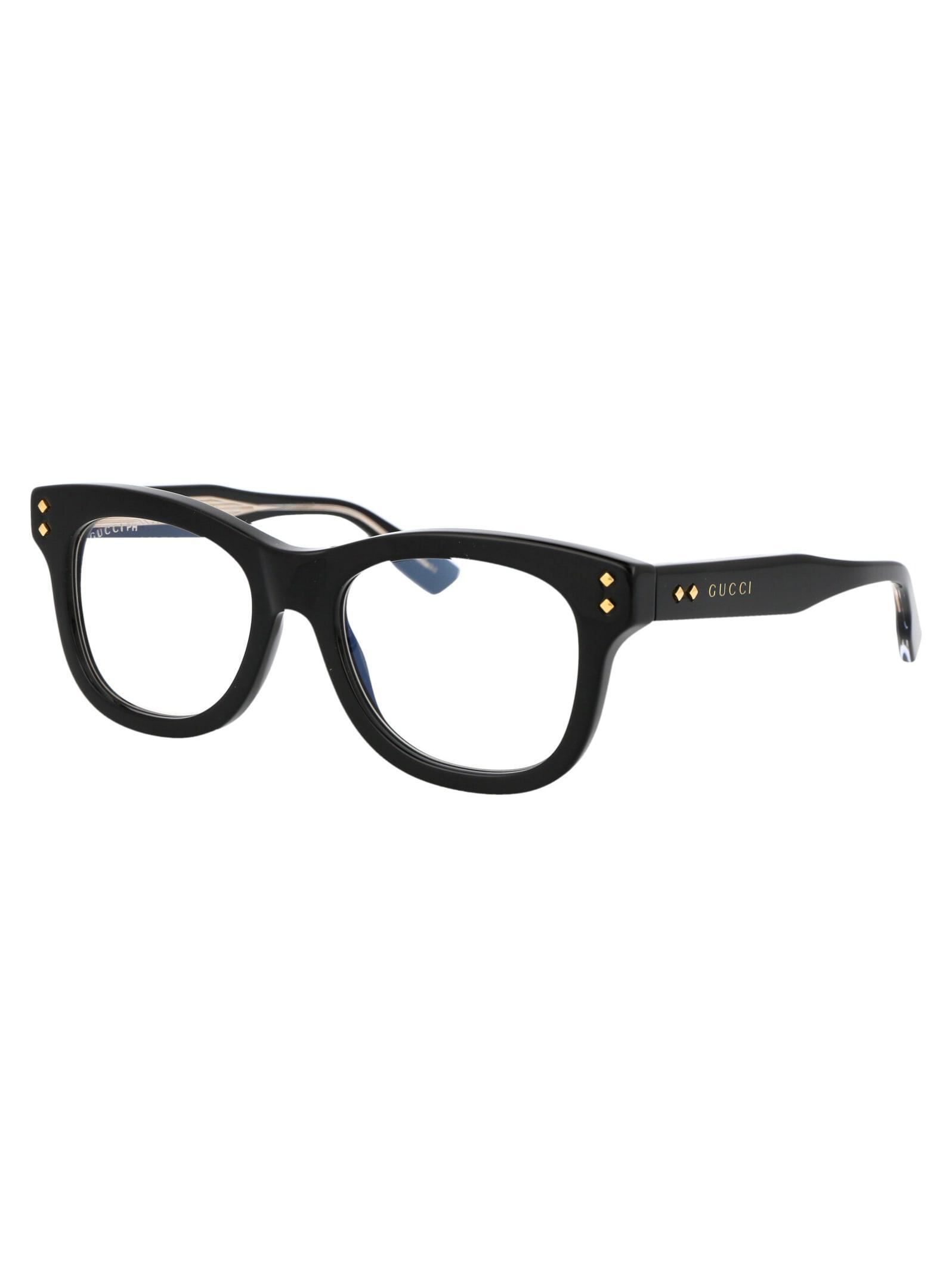 GUCCI Gg1086s Sunglasses In 001 Black Black Transparent Product Image