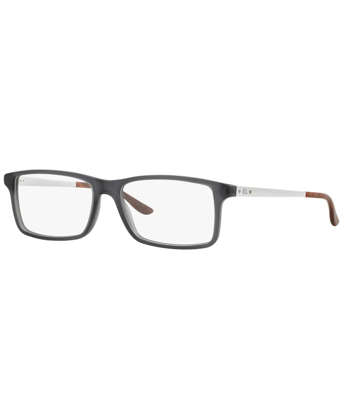 Ralph Lauren RL6128 Mens Rectangle Eyeglasses - Matte Gry Product Image