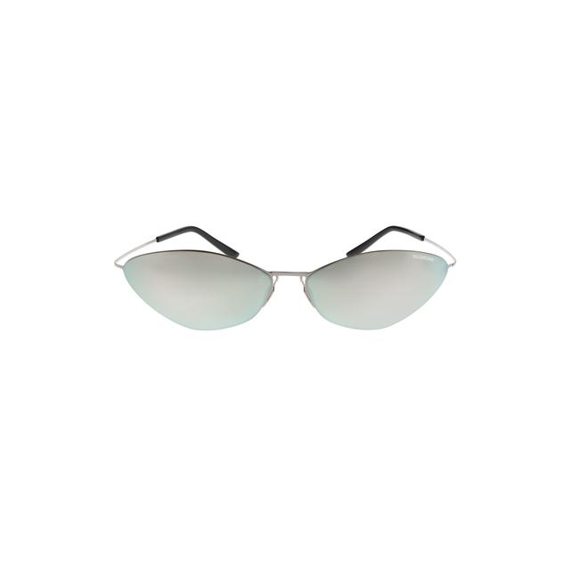 Malibu Round Sunglasses  in Silver Product Image