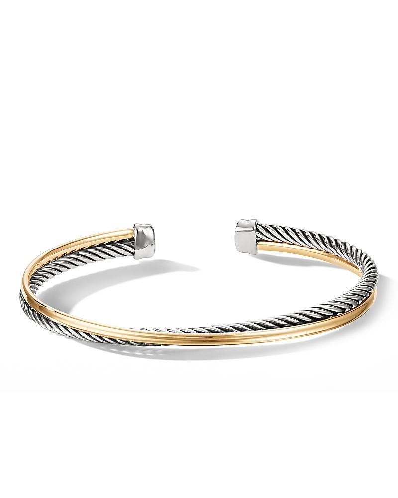 Womens Crossover Bracelet With 18K Yellow Gold Product Image