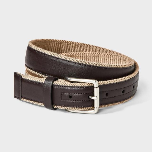 Mens Stretch Overlay Webbed Belt - Goodfellow & Co Product Image