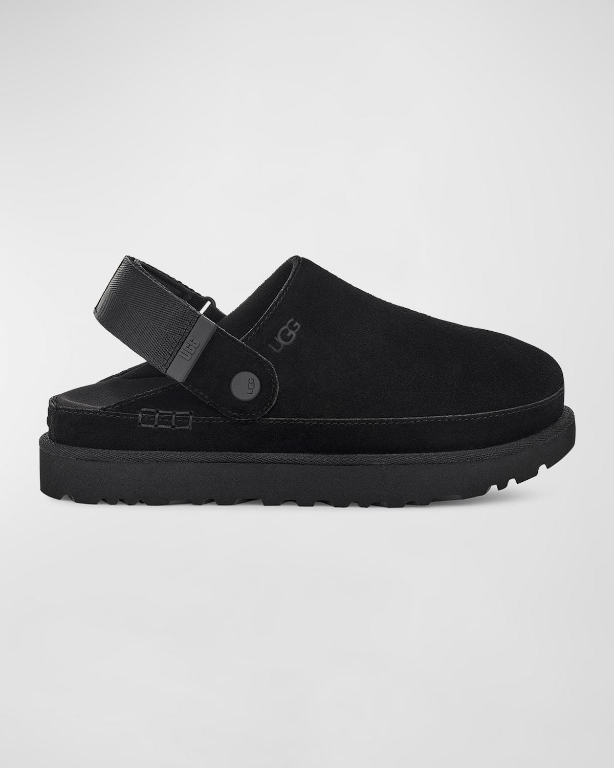 UGG Womens UGG Goldenstar Clogs - Womens Shoes Black/Black Product Image