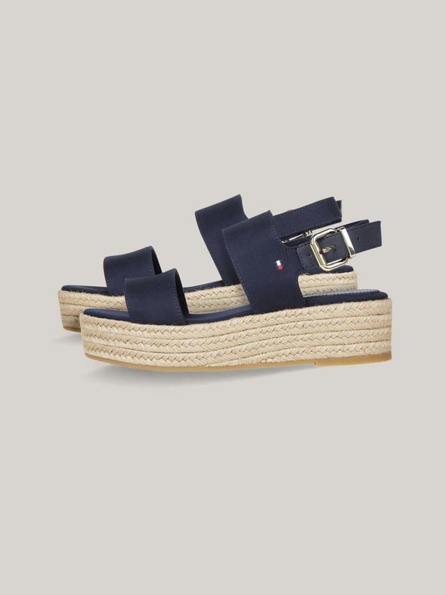 Tommy Hilfiger Women's Strap Espadrille Platform Sandal - Navy - US 9.5 / EU 41 Product Image