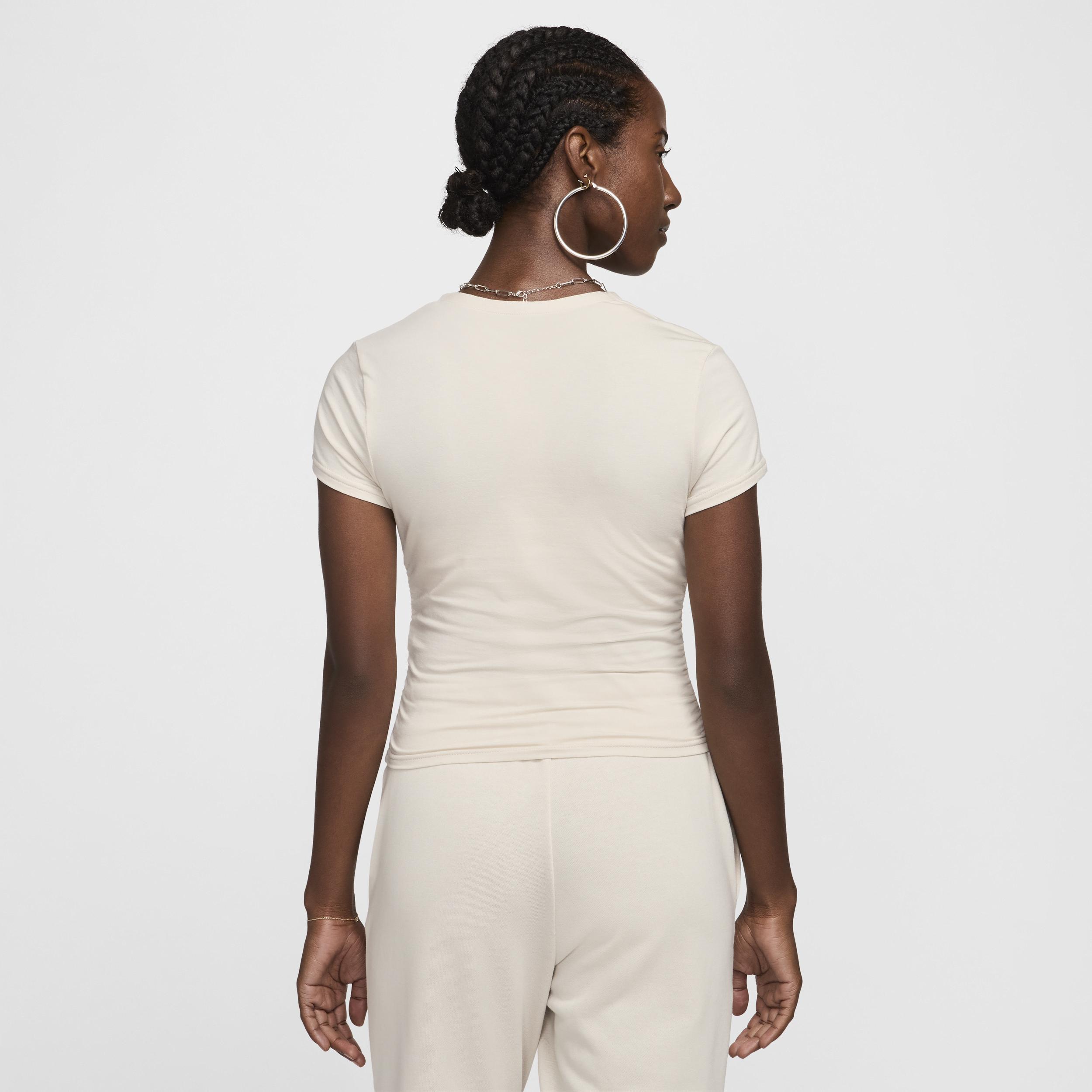 Womens Nike Sportswear Chill Knit Short-Sleeve Square-Neck Top Product Image