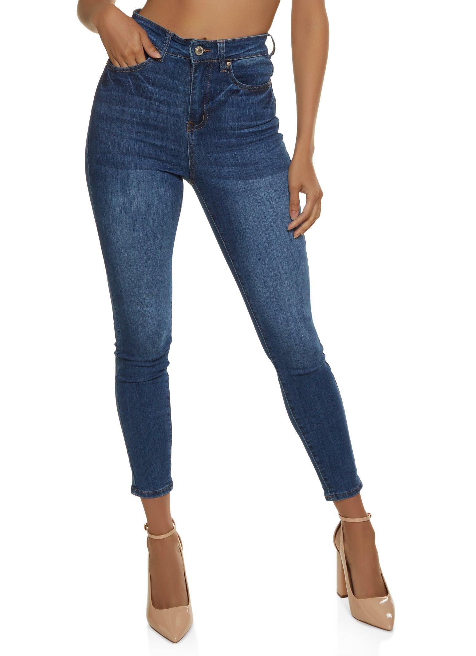 Womens WAX Whiskered Skinny Ankle Jeans Product Image