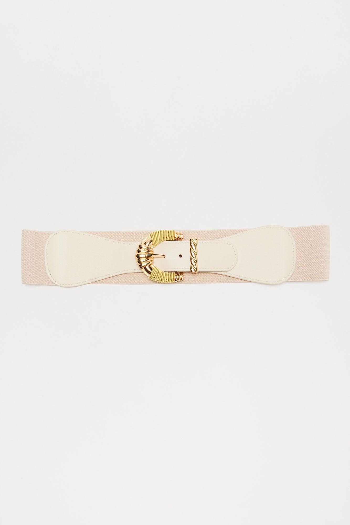 Cocktails And Dinner Stretch Belts - Nude Product Image