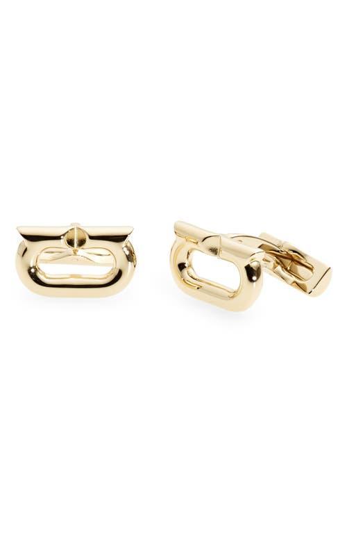 FERRAGAMO Gancio Ellipse Cuff Links Product Image