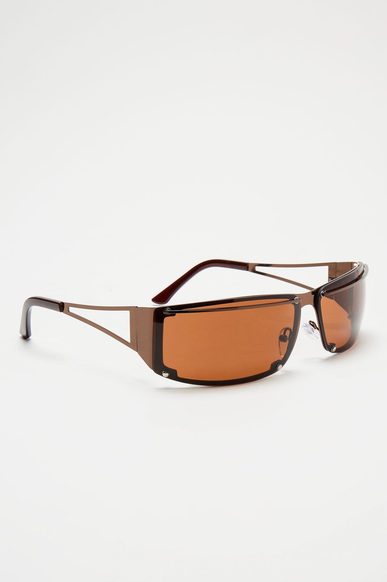 Full Show Sunglasses - Brown Product Image