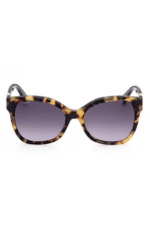 Max Mara Butterfly 56mm Gradient Cat Eye Sunglasses Product Image