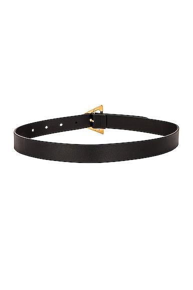 Bottega Veneta Leather Belt in Black Product Image