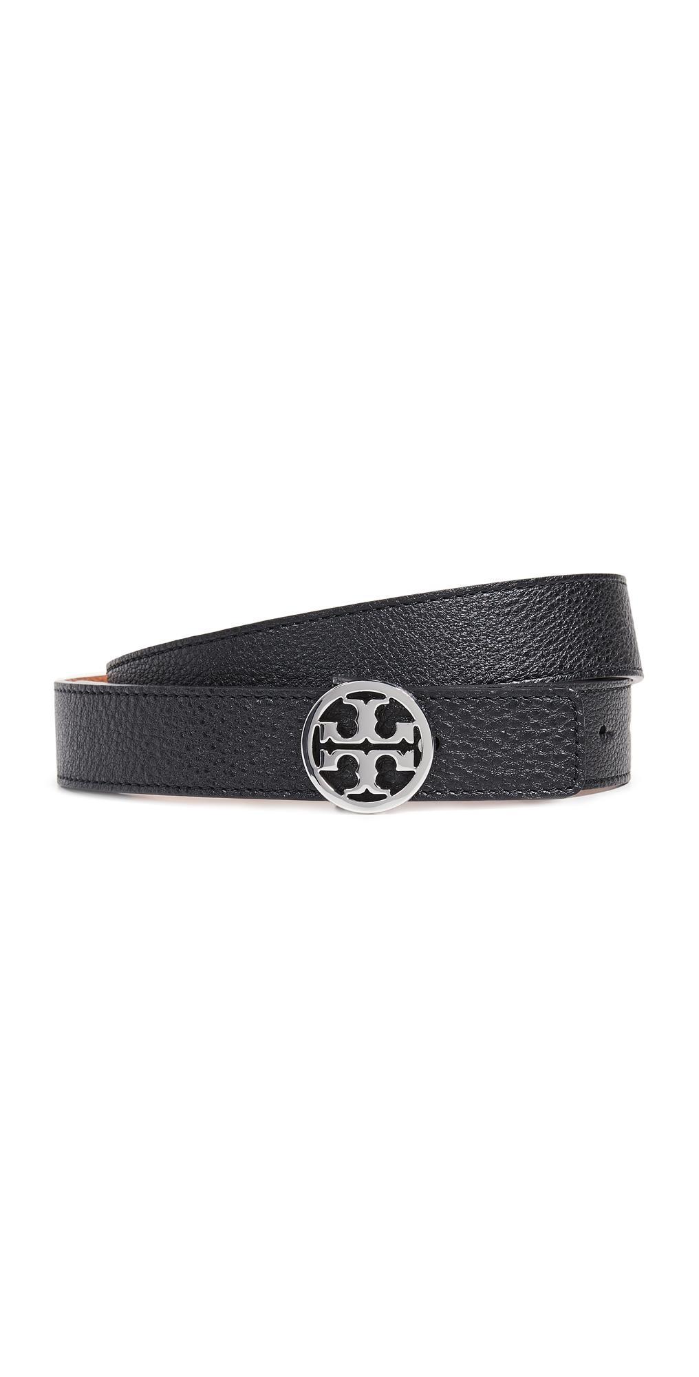 Tory Burch Logo Reversible Leather Belt Product Image