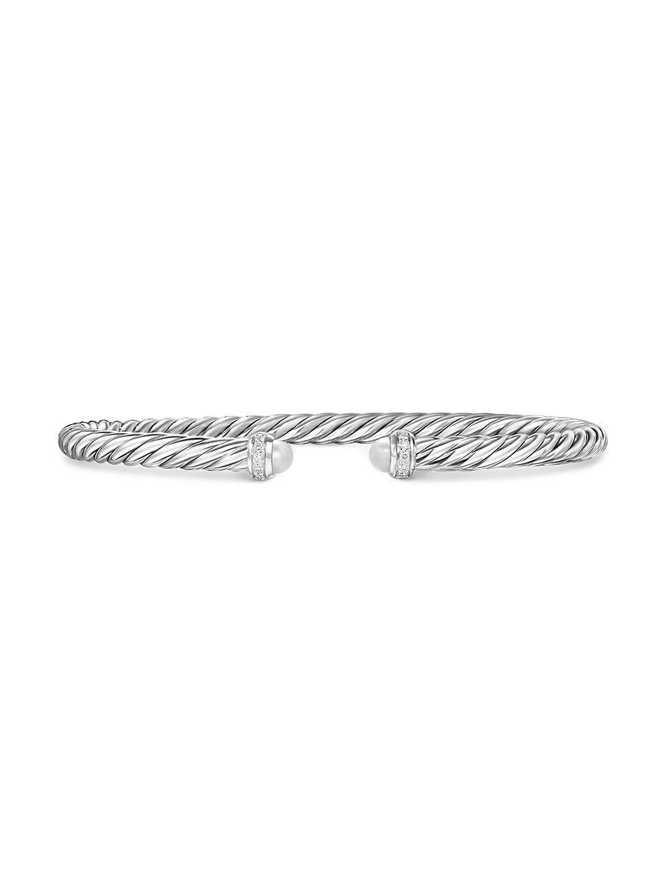 Womens Cablespira Flex Bracelet in Sterling Silver Product Image