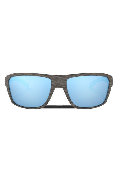 Oakley Split Shot Woodgrain Collection 64mm Polarized Oversize Sunglasses Product Image