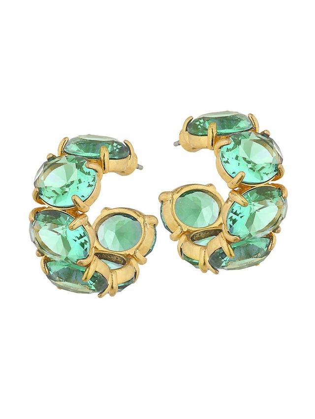 ROXANNE ASSOULIN The Royals Crystal Hoop Earrings Product Image