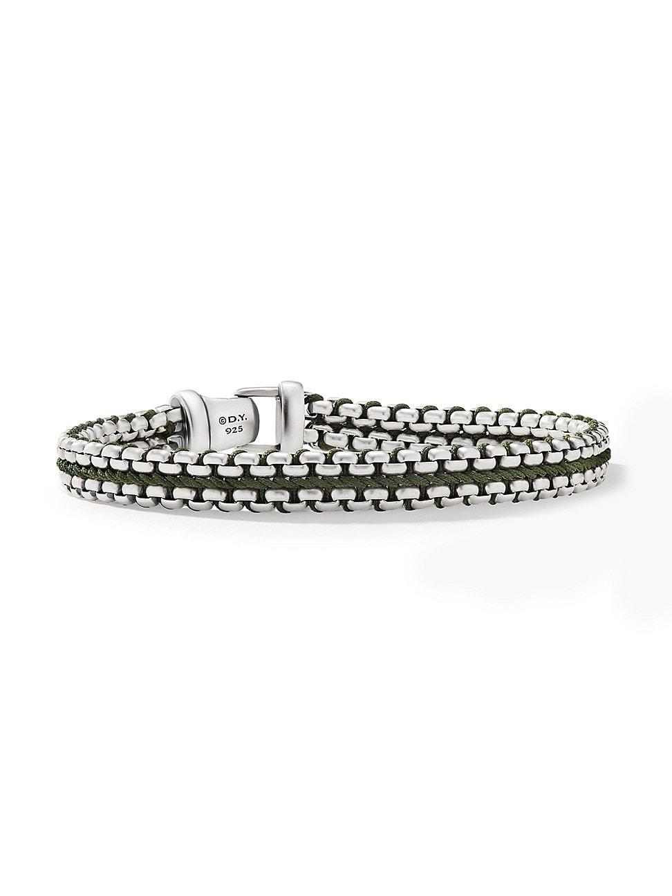 David Yurman Mens Woven Box Chain Bracelet Product Image