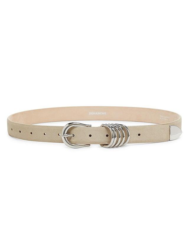 Womens Hollyhock Suede D-Ring Belt Product Image