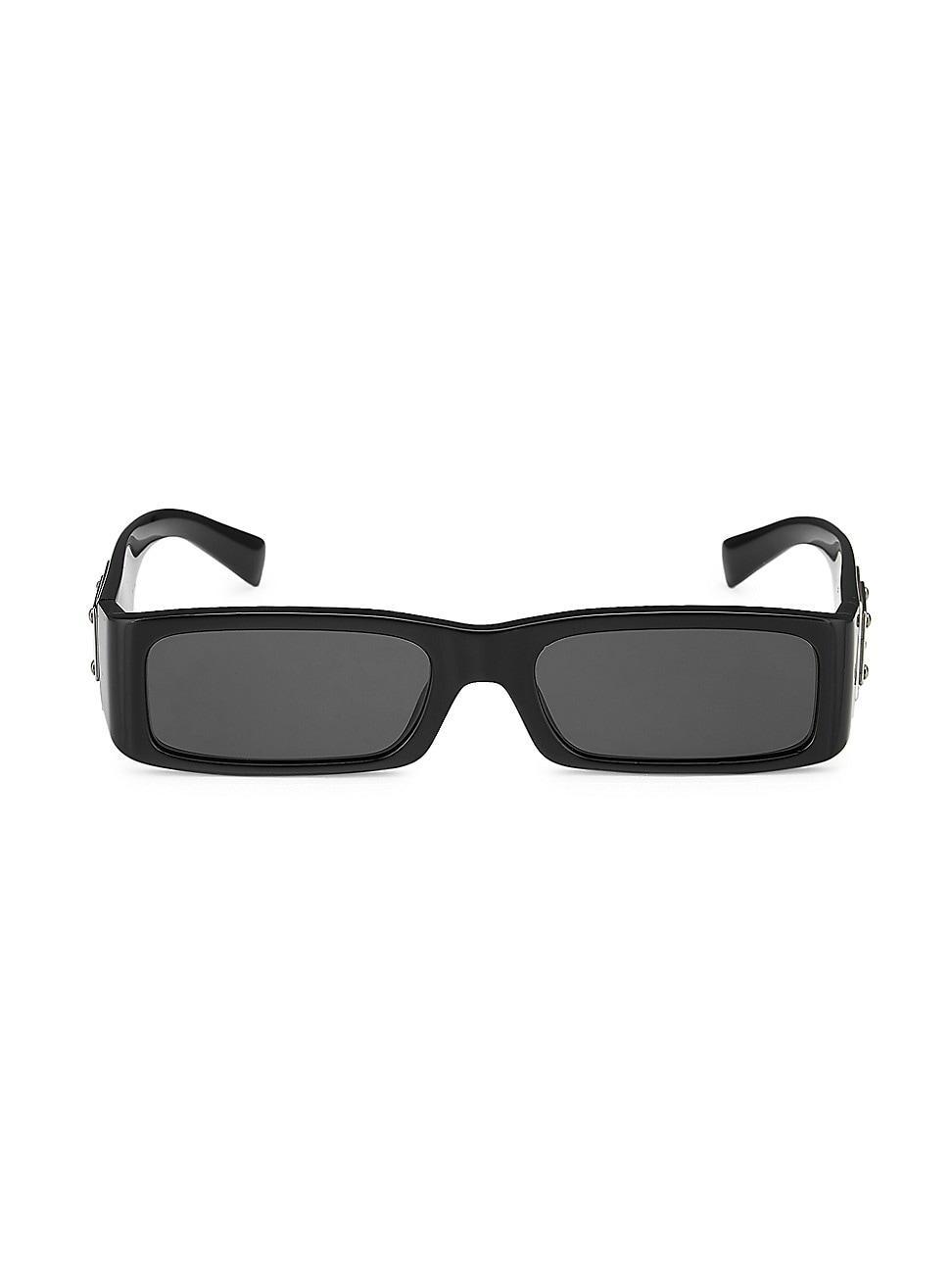 Mens 55MM Rectangular Sunglasses Product Image