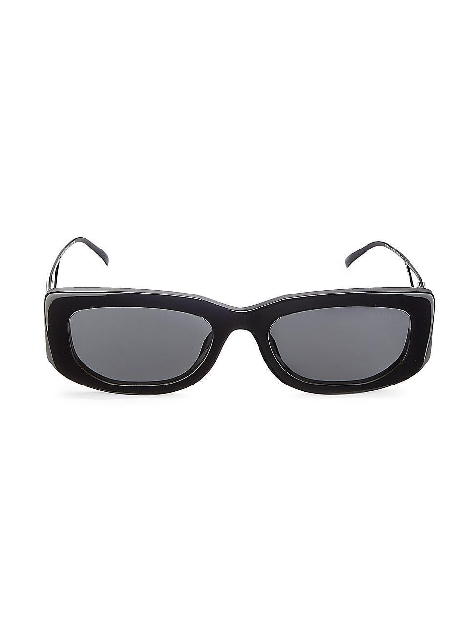 Womens 53MM Rectangle Sunglasses Product Image