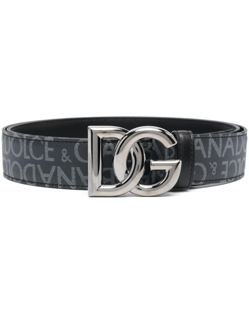 Leather Belt In Black Product Image