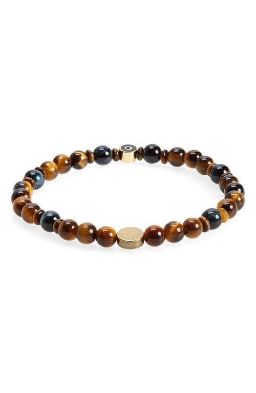 Caputo & Co. Mens Evil Eye Beaded Stretch Bracelet Product Image