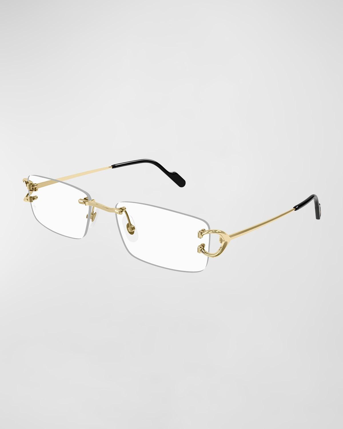 Men's Rimless Metal Optical Glasses Product Image