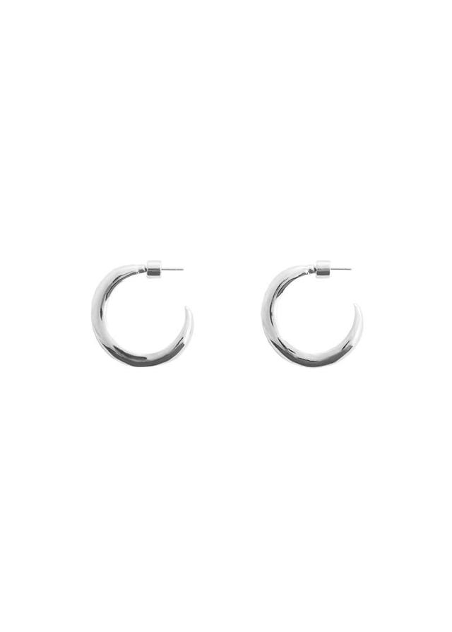 MANGO - Twisted hoop earrings - One size - Women Product Image