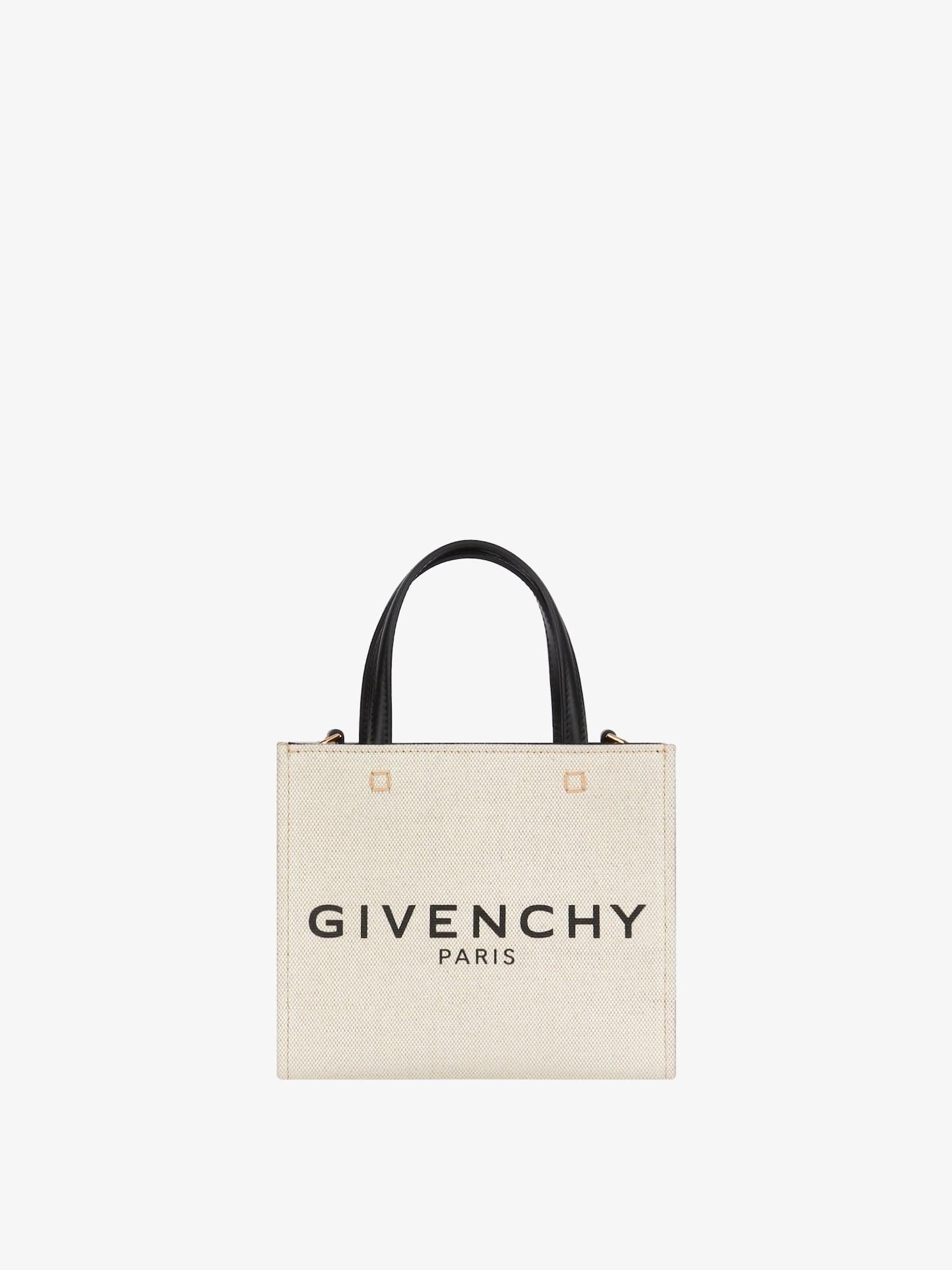 Mini G-Tote shopping bag in canvas Product Image