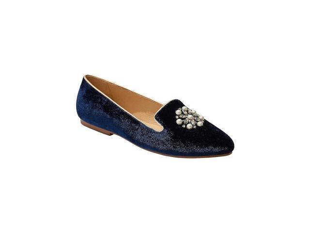 Jack Rogers Jeweled Rondelle Loafer (Midnight) Women's Flat Shoes Product Image