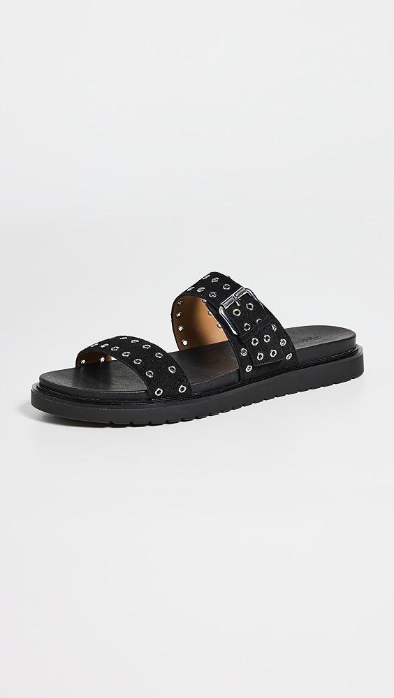 Madewell The Dee Double Strap Slide Sandals | Shopbop Product Image