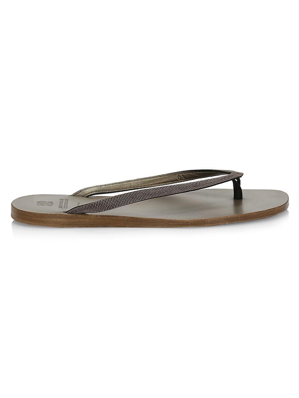 Brunello Cucinelli Monili Flip Flop Product Image