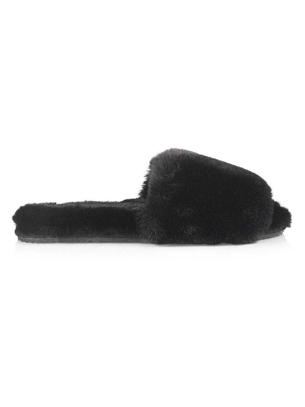 Apparis Diana Faux Fur Slide Slipper Product Image