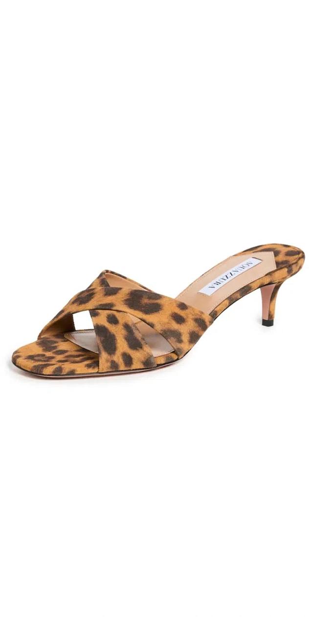 Divine Kitten Heel Sandal In Orange Product Image