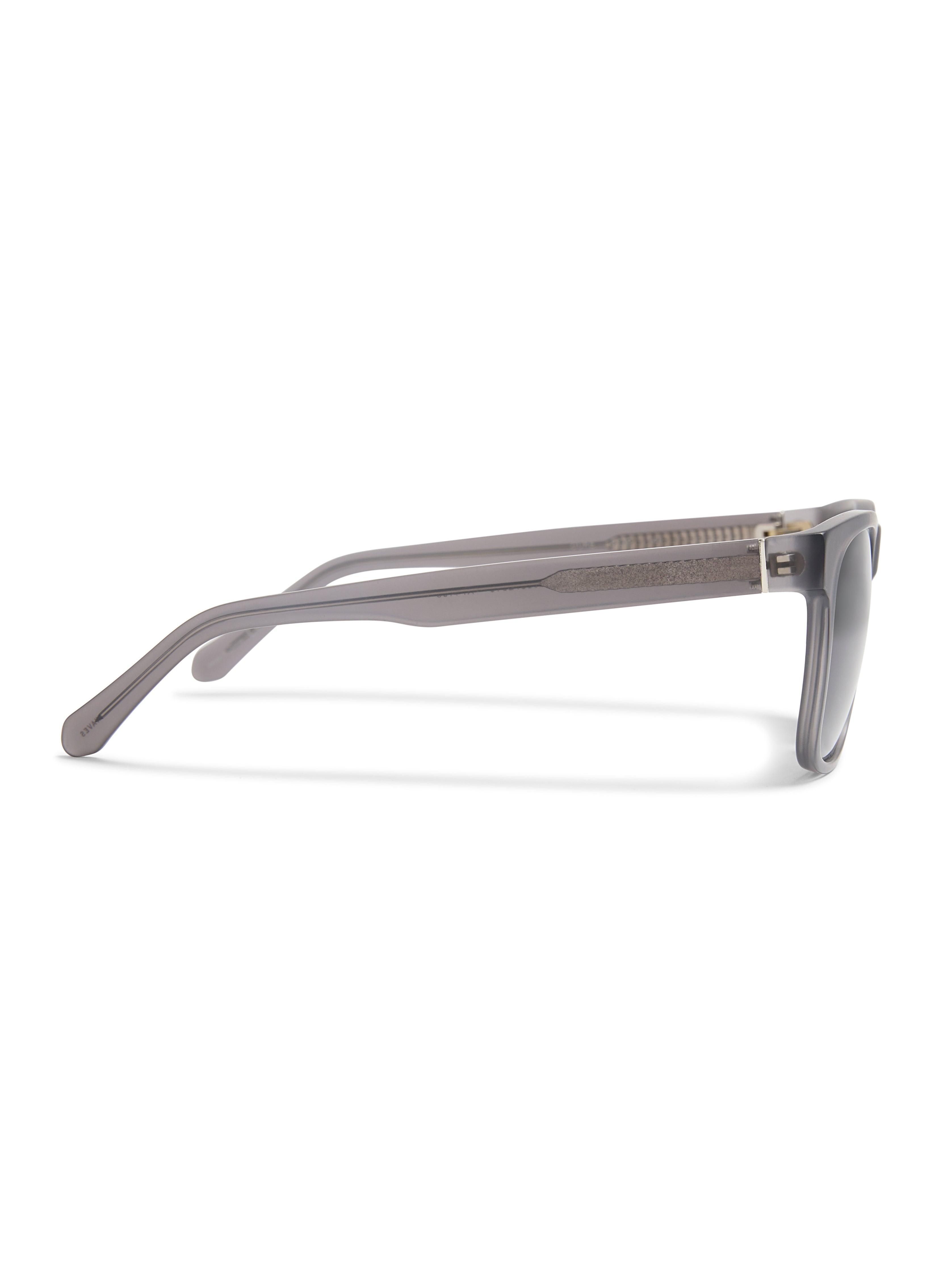 Duke Sunglasses - Matte Grey Crystal Solid Grey Product Image