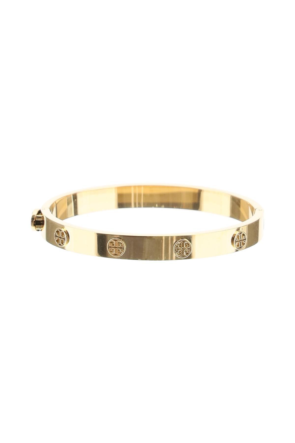 TORY BURCH Stud Hinge Brace In Gold Product Image