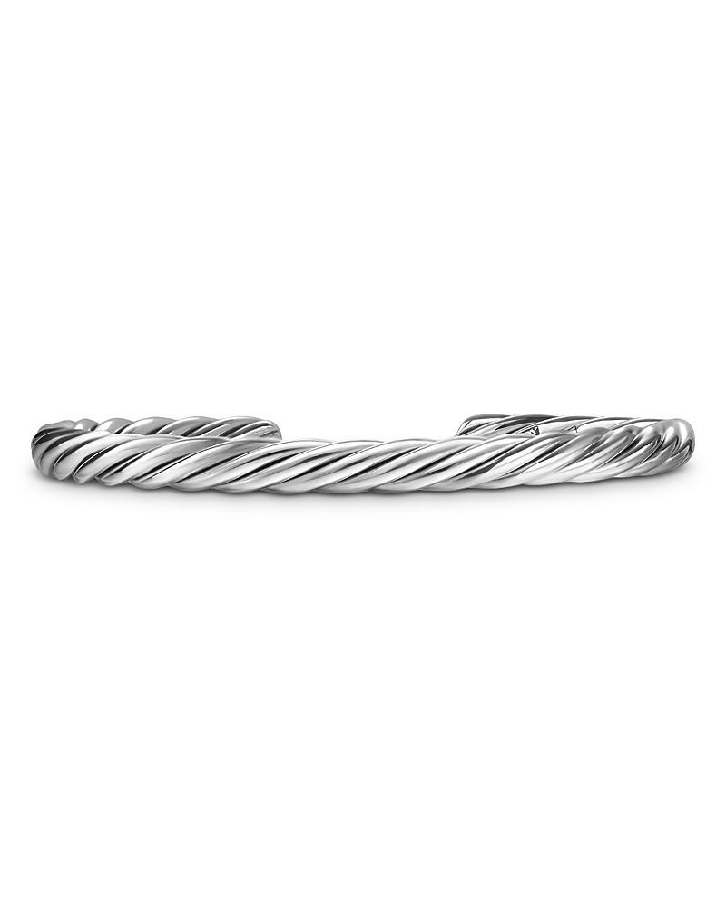 David Yurman Mens Cable Cuff Bracelet in Sterling Silver, 6mm Product Image