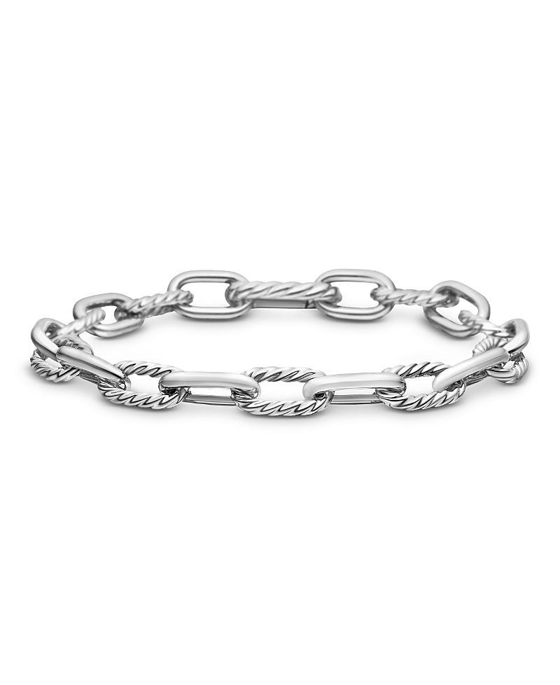 Mens DY Madison Chain Bracelet In Sterling Silver Product Image