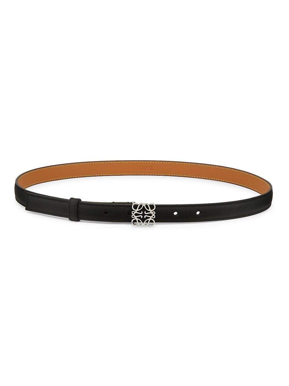 Womens Anagram Leather Belt Product Image