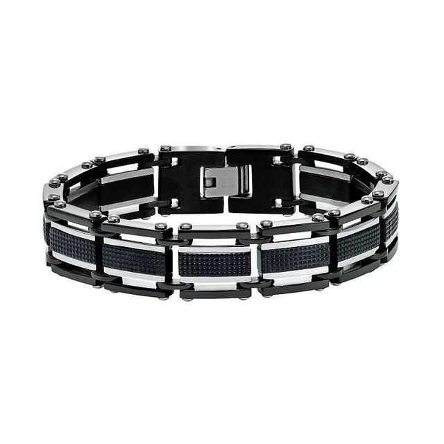 AXL Mens Two Tone Stainless Steel Bracelet Product Image