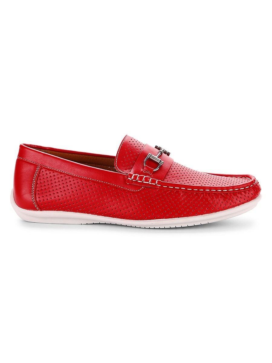 Mens Crocodile Leather Loafers Product Image