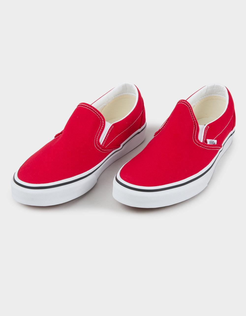 VANS Classic Slip-On Red Shoes product image