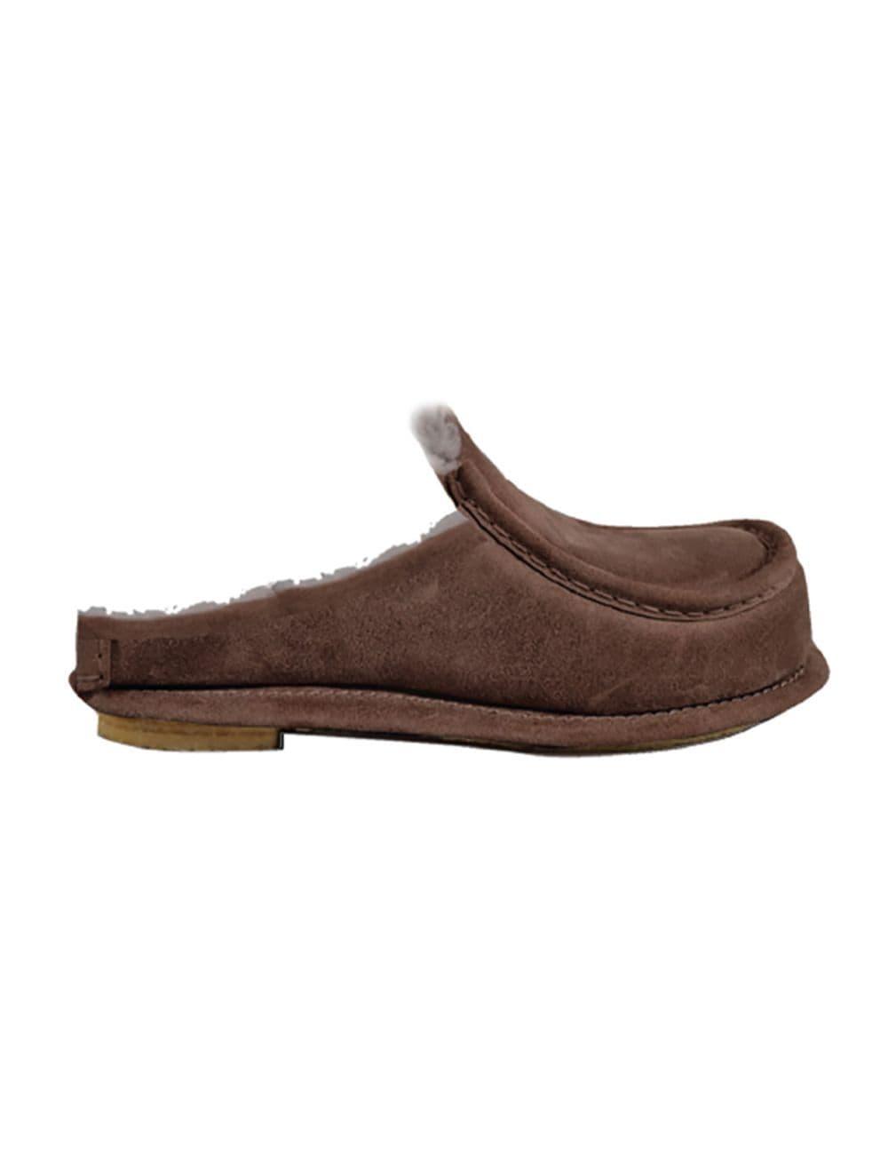 PADDED LOAFER MULES in brown | JW Anderson US  Product Image