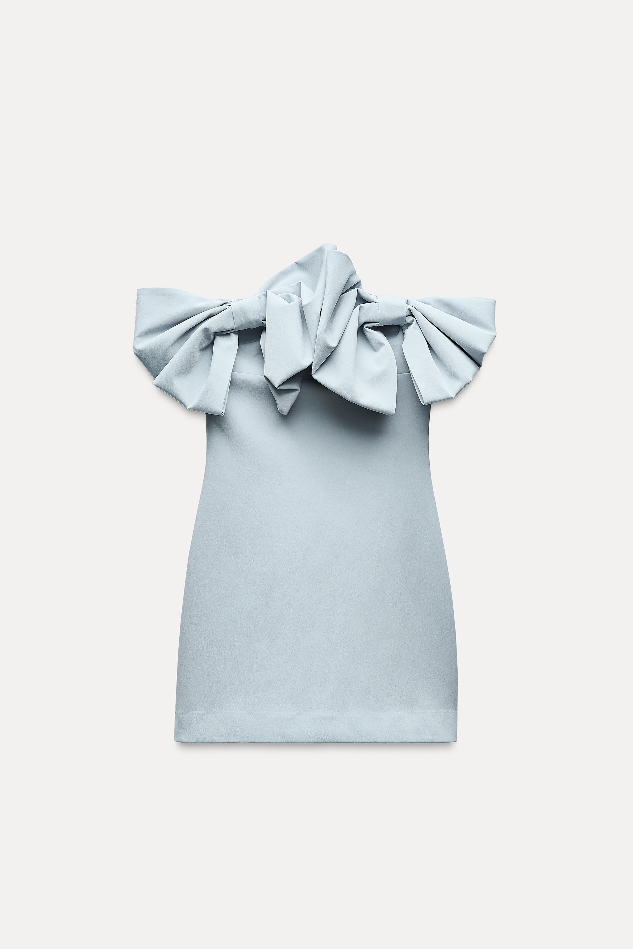 STRAPLESS BOW DRESS Product Image